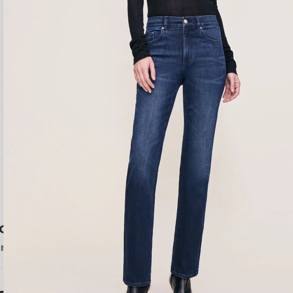 DL1961 Patti Straight High Rise Vintage Jeans Size 25 Blue Wash NWT